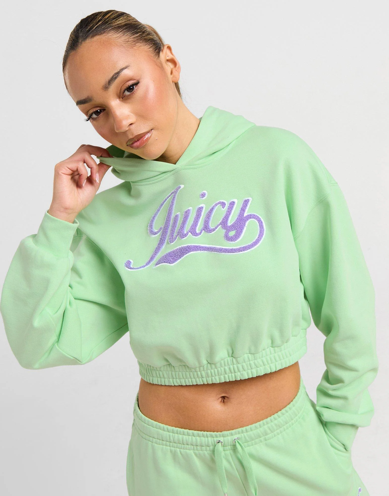 Script Boucle Logo Hoodie