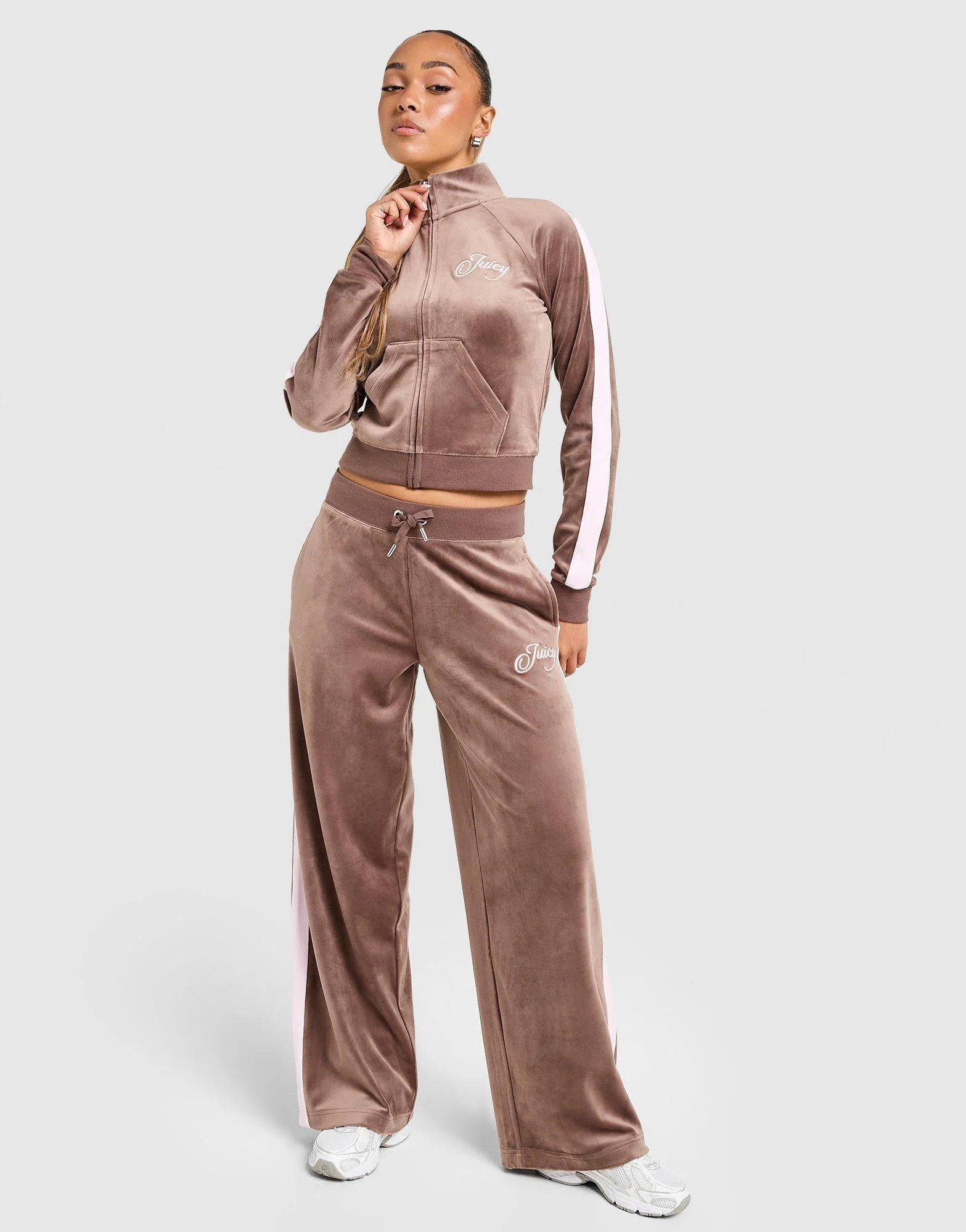 Script Velour Track Top - Image 5