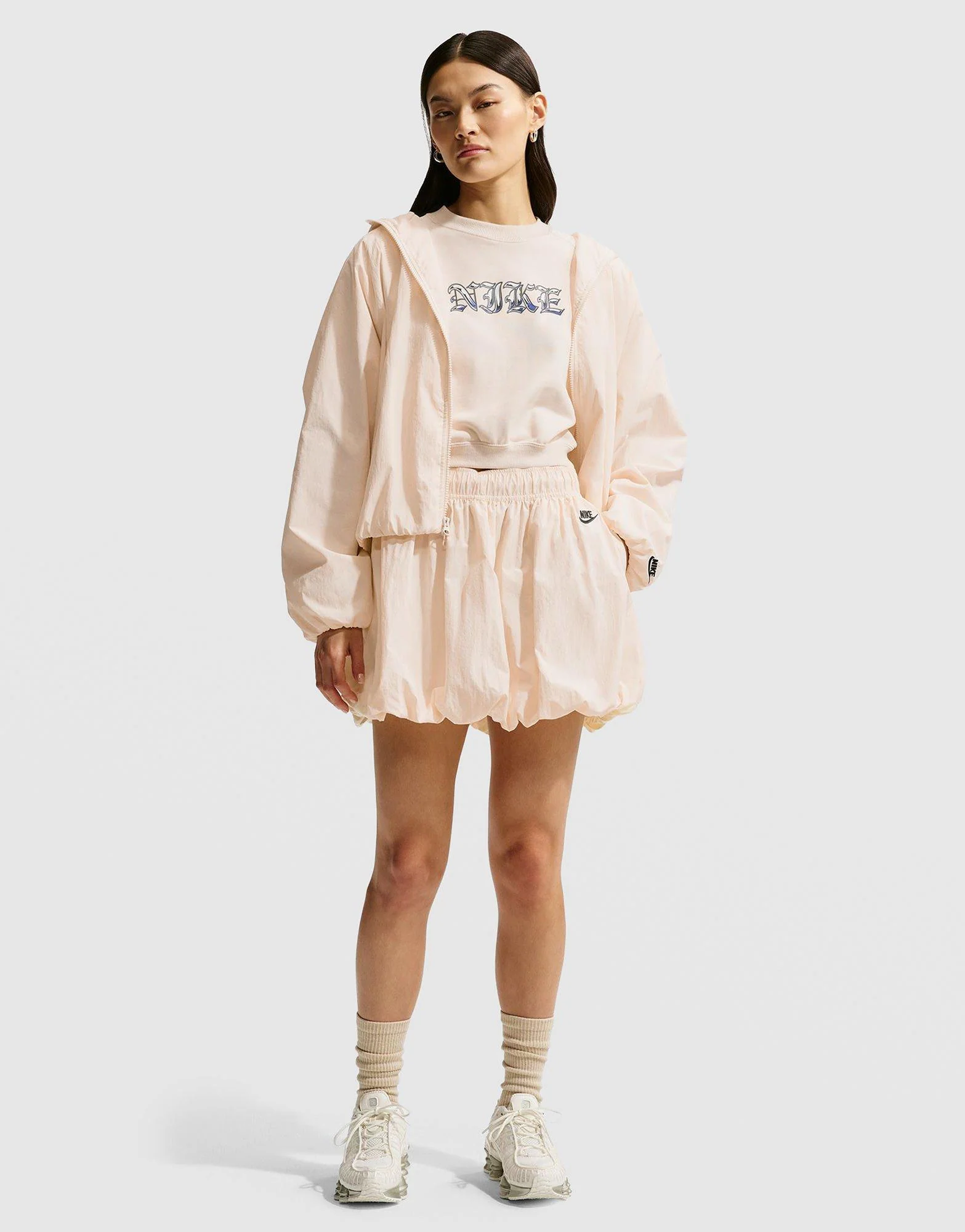 Sportswear Loose Bubble Skirt
