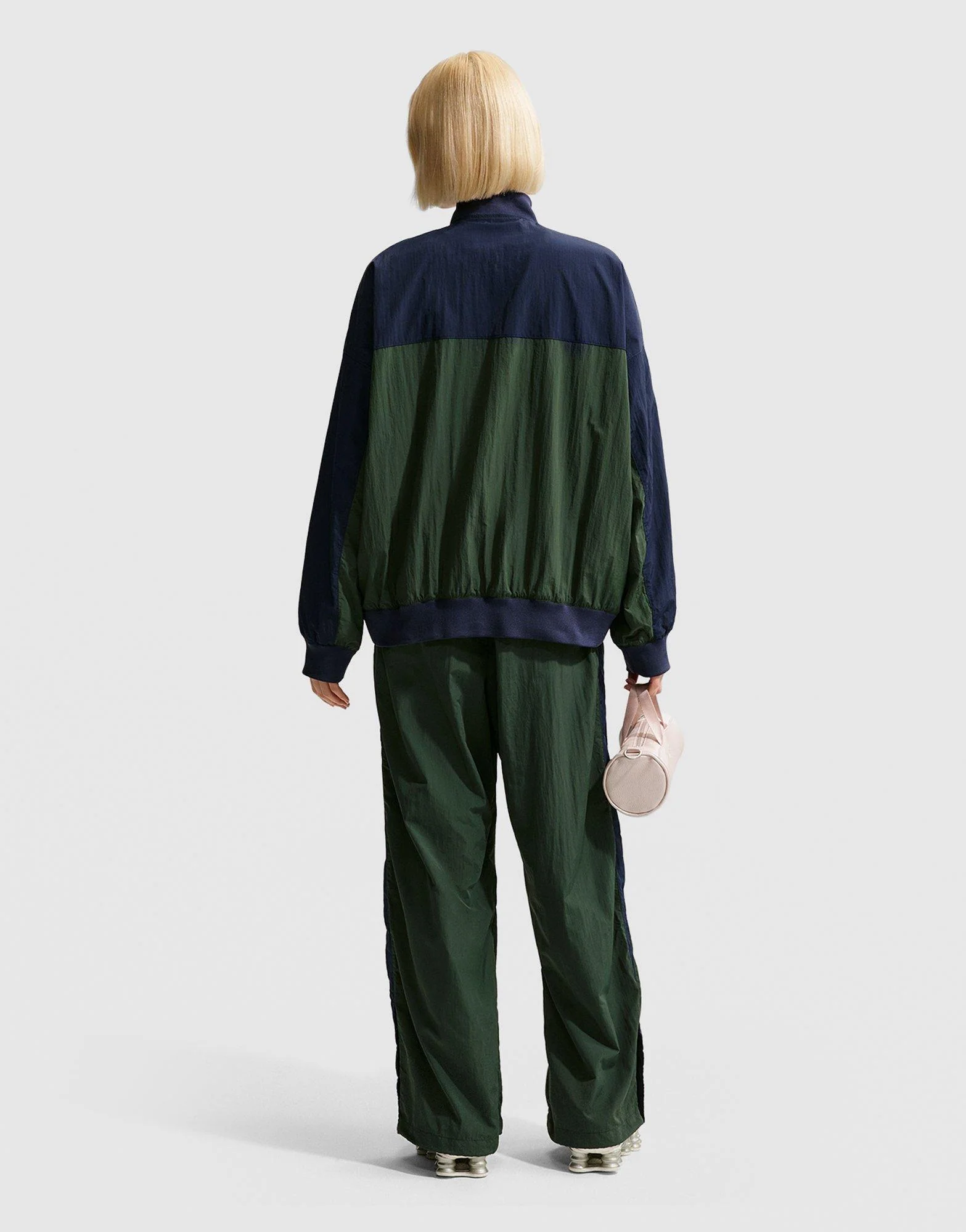 Sportswear Loose High-Waisted Parachute Pants - Image 2