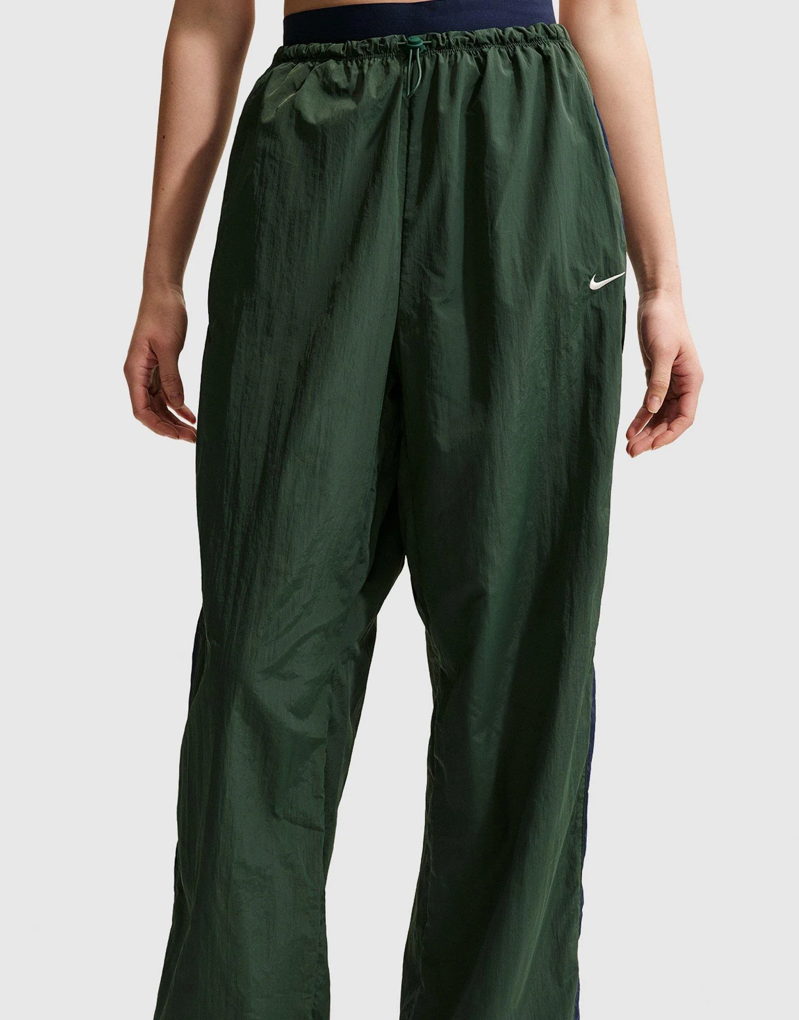 Sportswear Loose High-Waisted Parachute Pants - Image 3