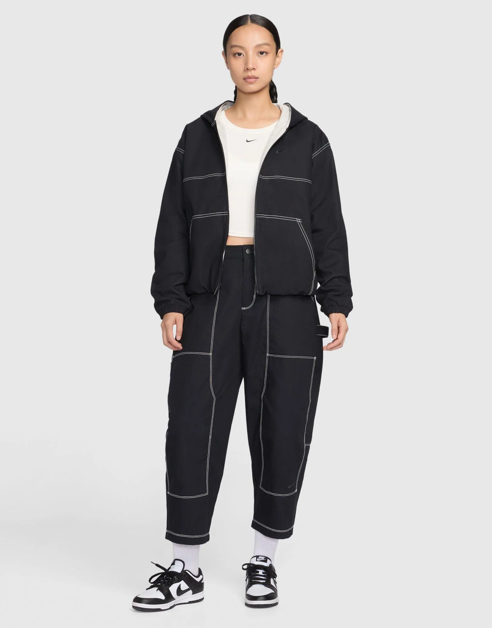 Sportswear Loose Low-Rise Carpenter Trousers
