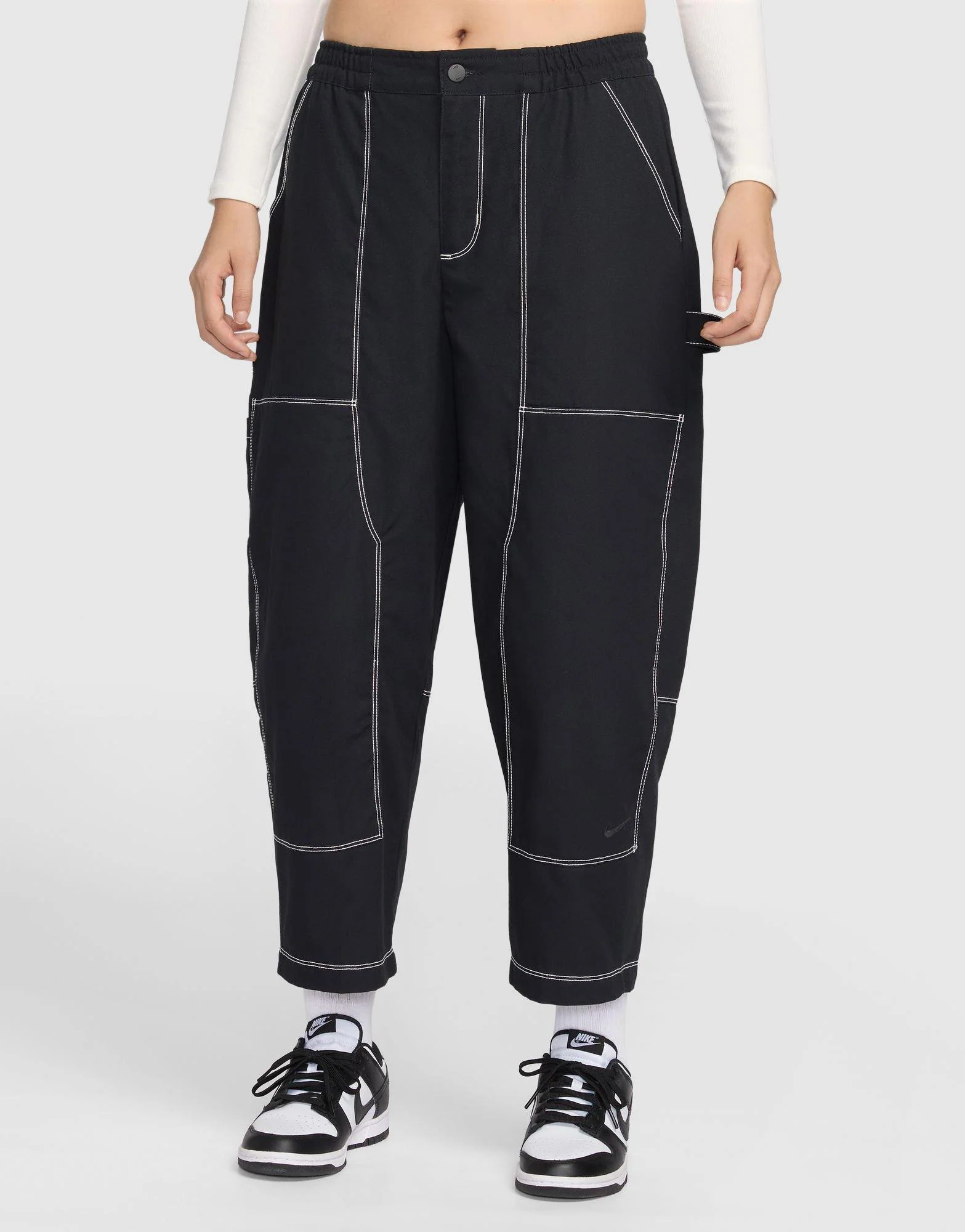 Sportswear Loose Low-Rise Carpenter Trousers - Image 2