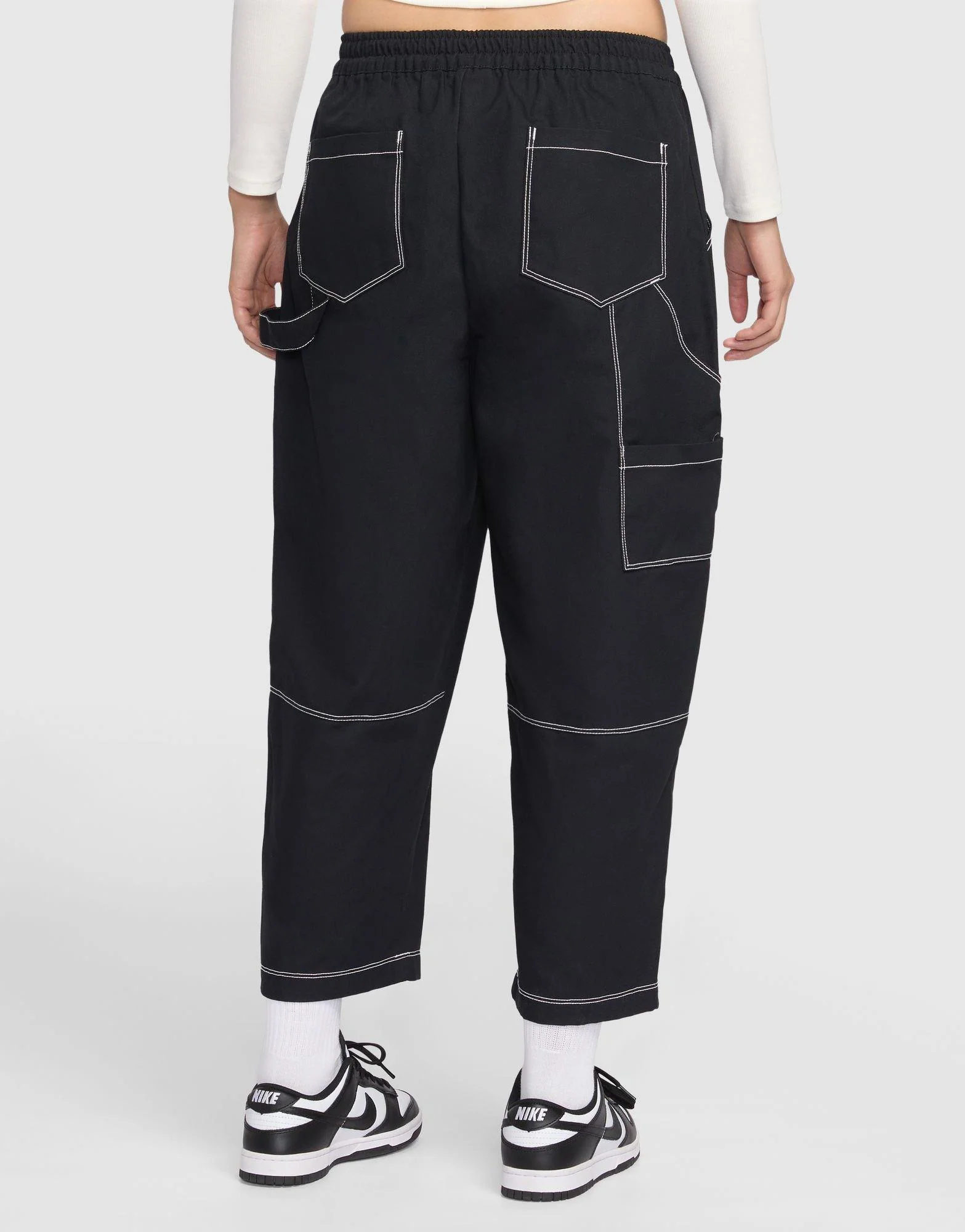 Sportswear Loose Low-Rise Carpenter Trousers - Image 3