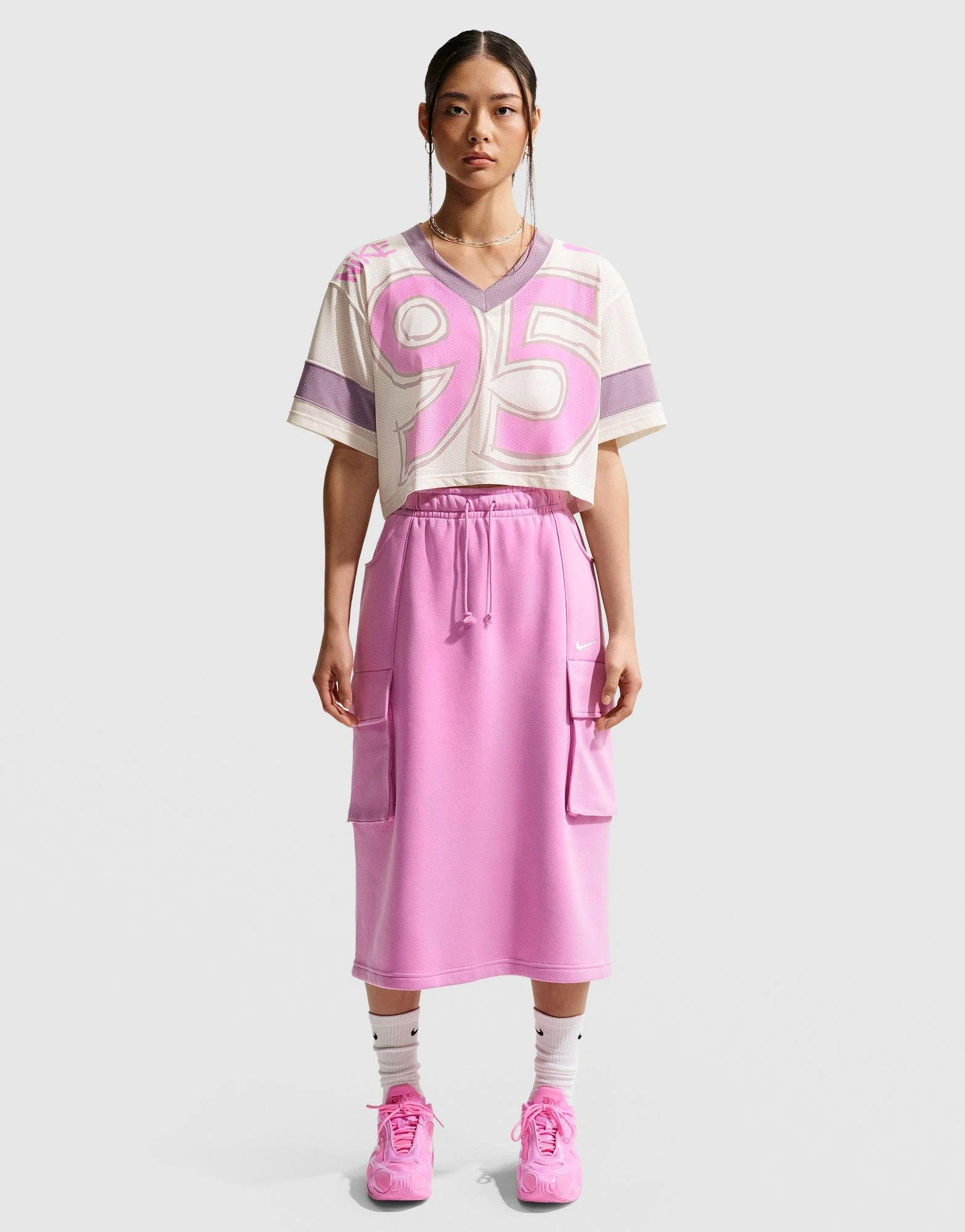 Sportswear Oversized Cropped Jersey