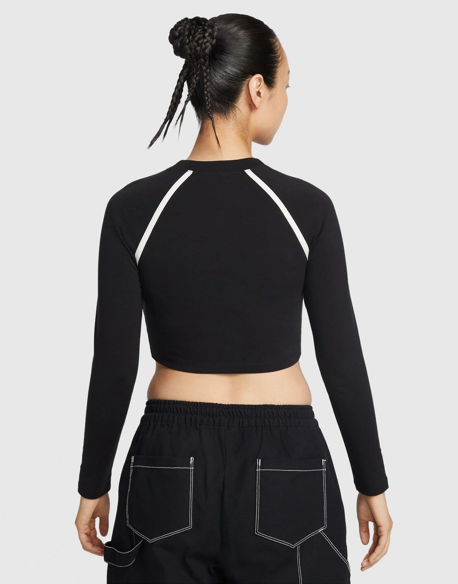 Sportswear Tight Long-Sleeve Cropped Top - Image 3