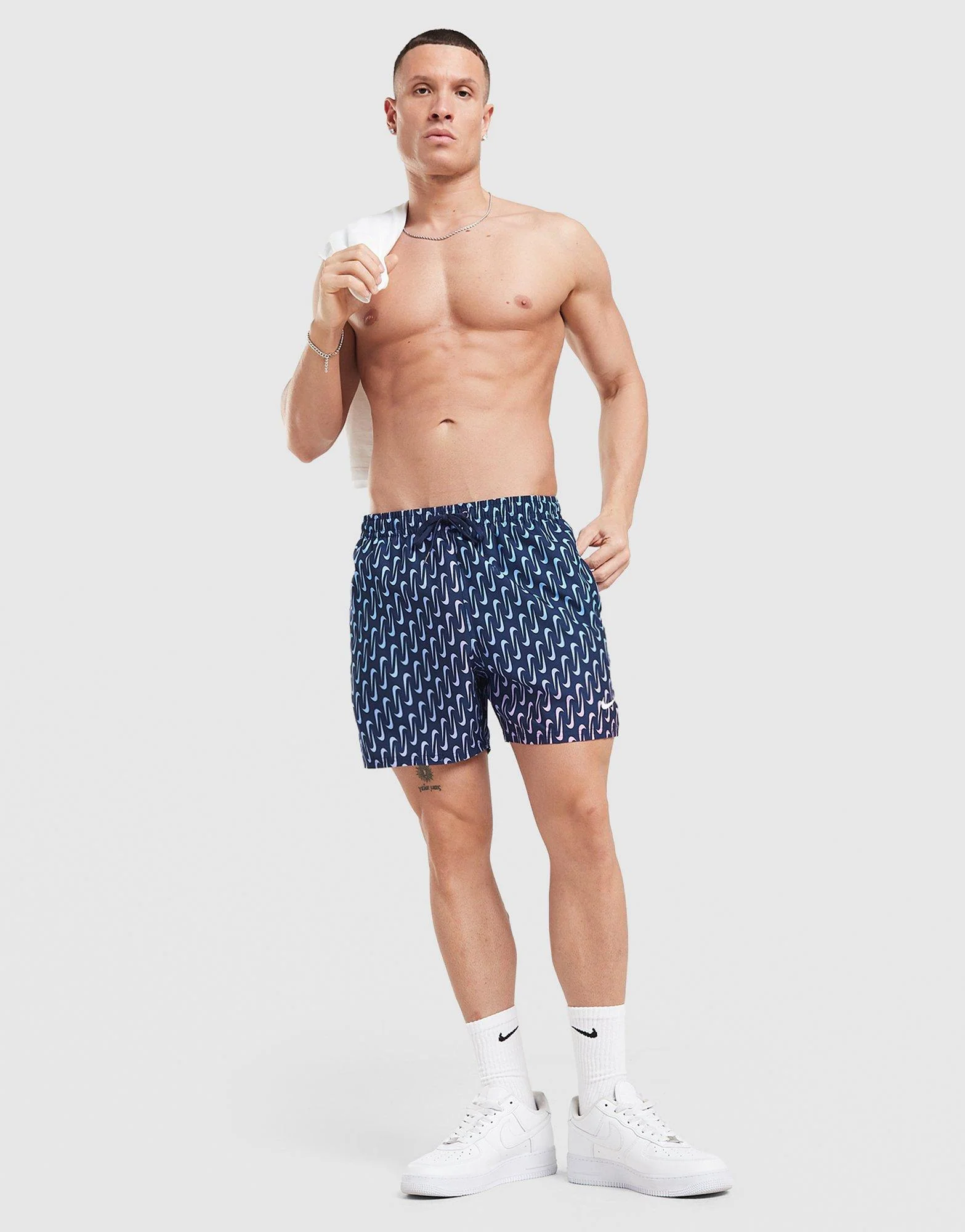 Swoosh Link Fade Swim Shorts - Image 3