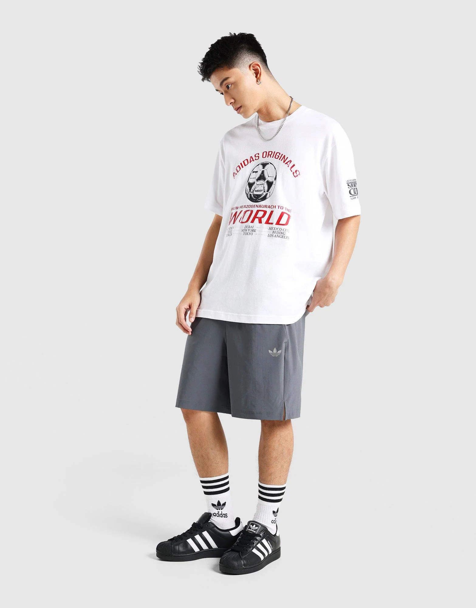 Tech Trefoil Essentials Polyester Shorts