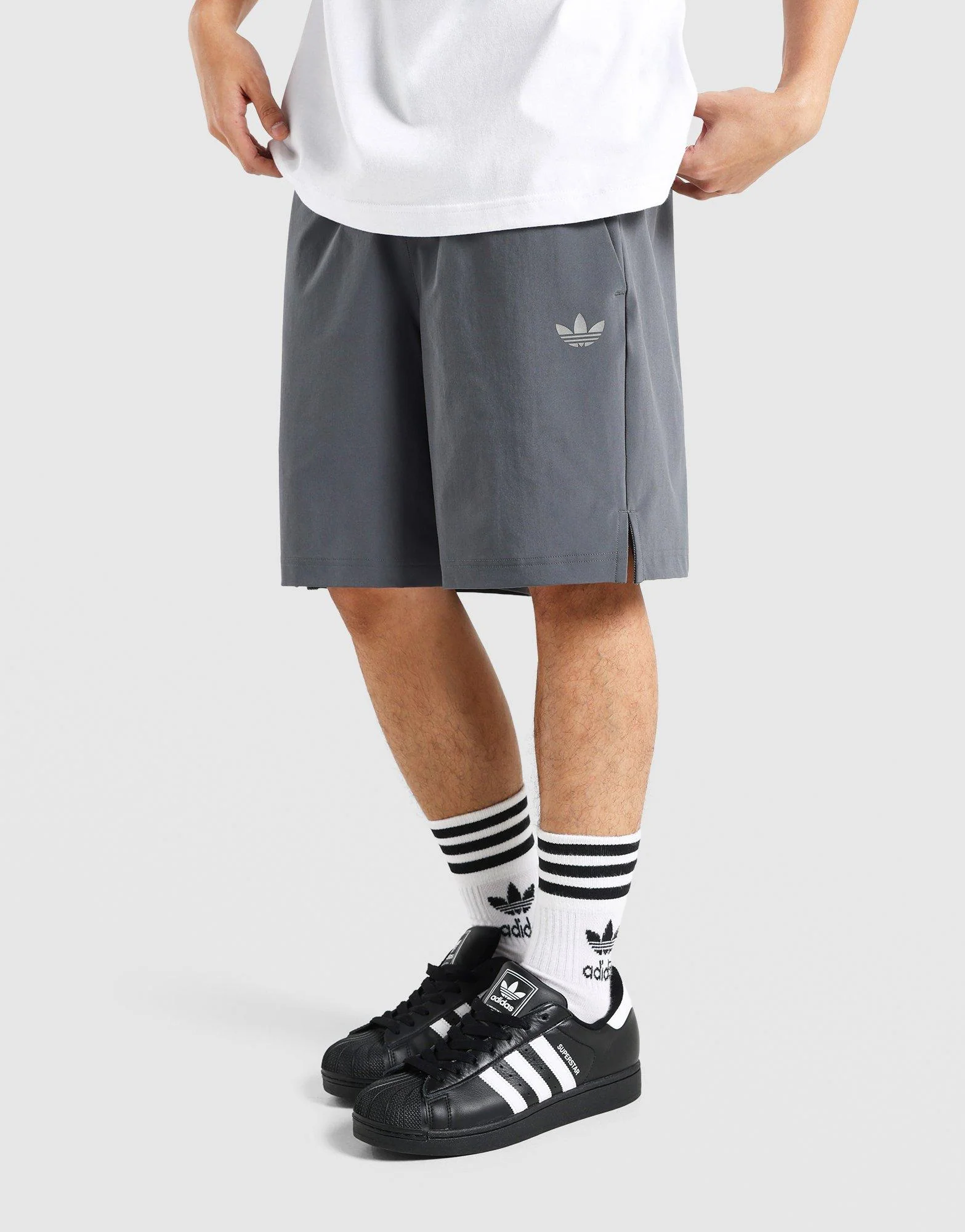 Tech Trefoil Essentials Polyester Shorts - Image 2