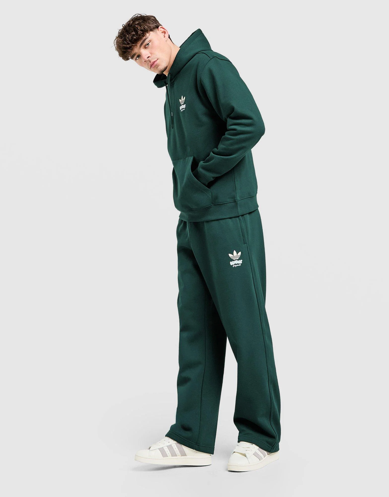 Trefoil Bubble Open Hem Joggers - Image 3