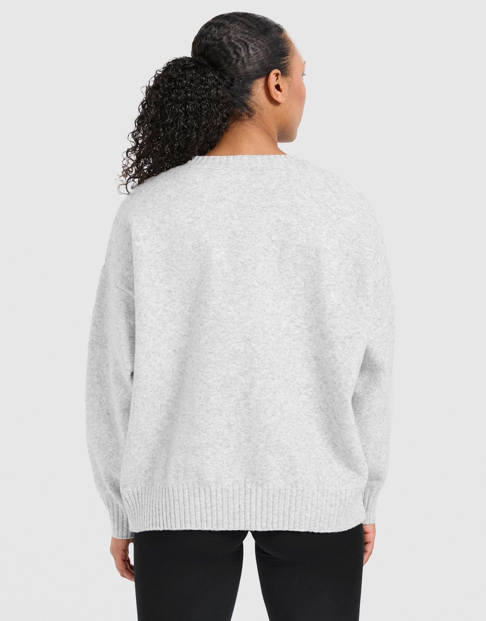 Varsity Knitted Crew Sweatshirt - Image 3