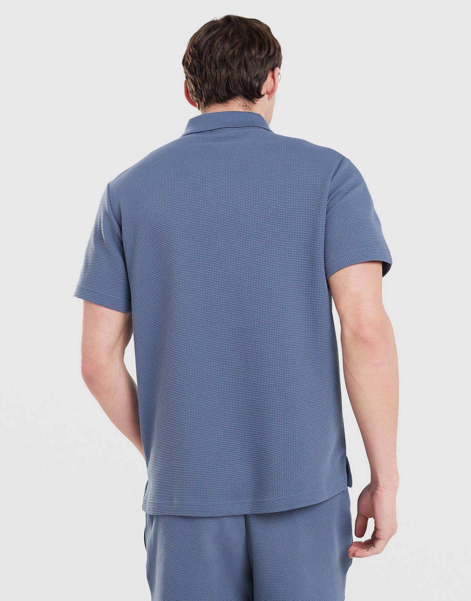 Waffle Polo Shirt - Image 5