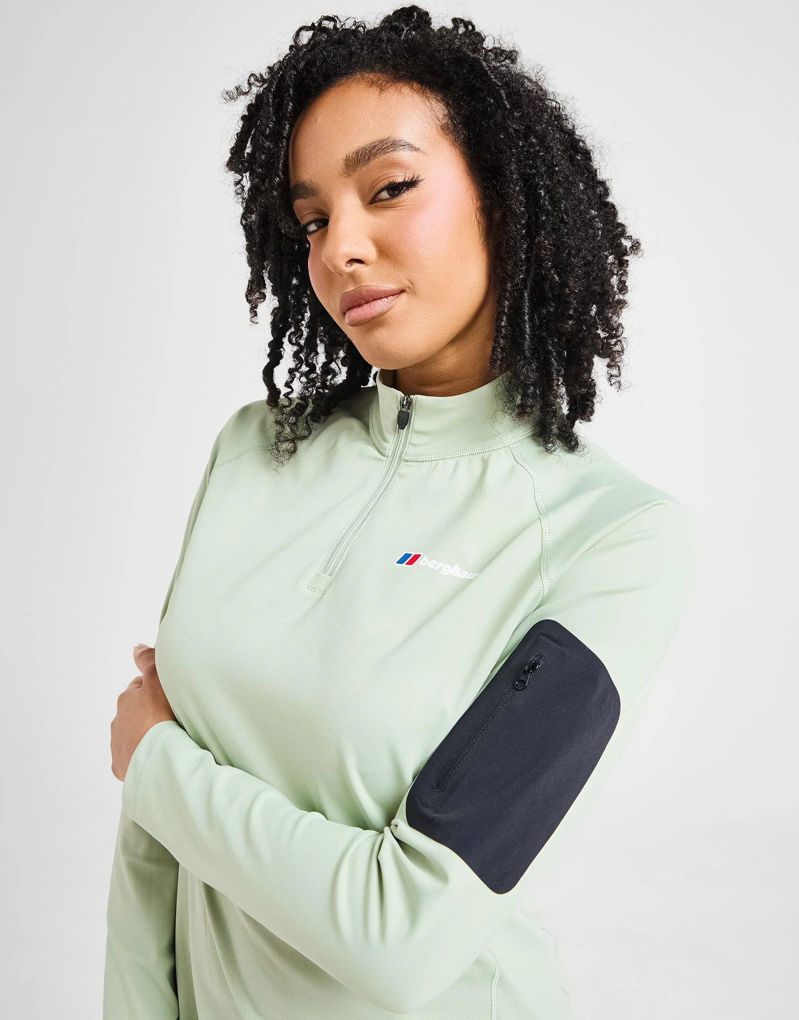 Woven Pocket 1/4 Zip Top - Image 2