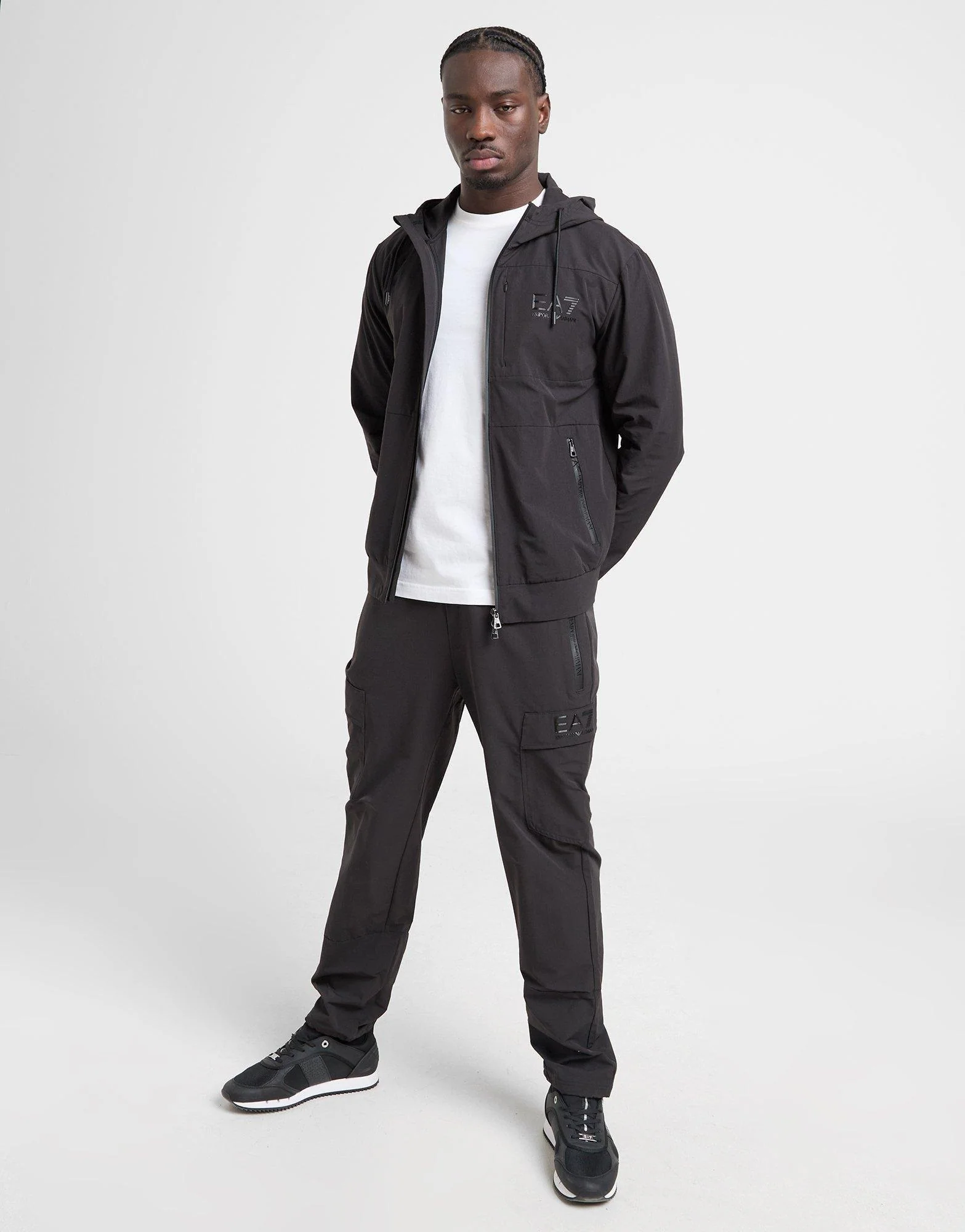 Woven Tech Full Zip Hoodie - Image 4